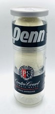 Pallina da tennis bianca Penn Centre Court da collezione nuova in latta sigillata rara vintage S1