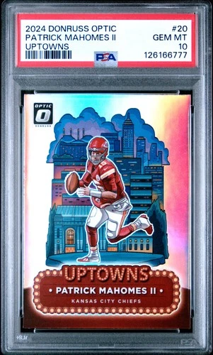 2024 Donruss Optic #20 Patrick Mahomes II Uptowns PSA 10