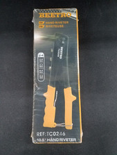 Heavy Duty Hand Riveter, Rivet , 3/32"-1/8"-5/32"-3/16", 4 Nosepieces Set