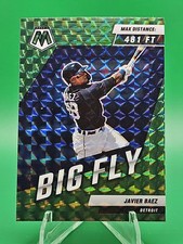 2022 Panini Mosaic #BF-1 Javier Baez Big Fly Green Mosaic