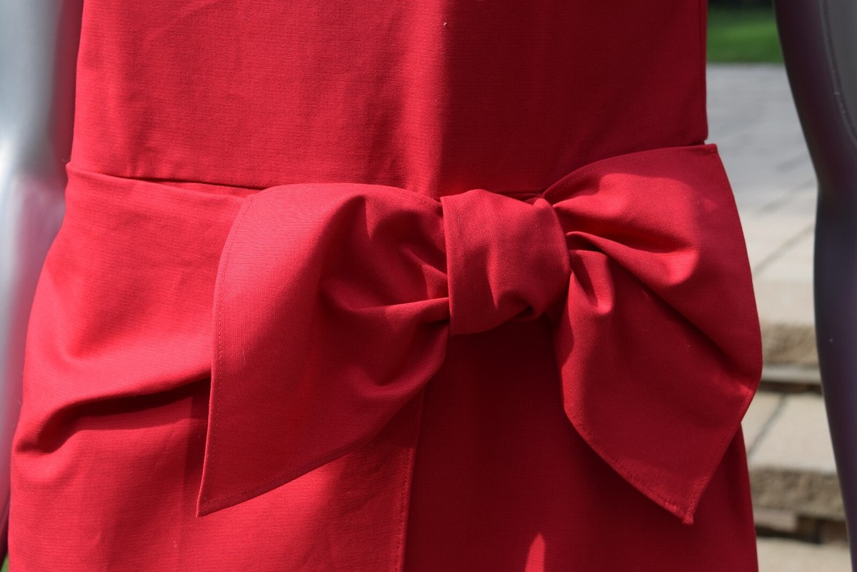 NWT $594 Red Valentino Bow Dress sz US 8 A-Line | eBay