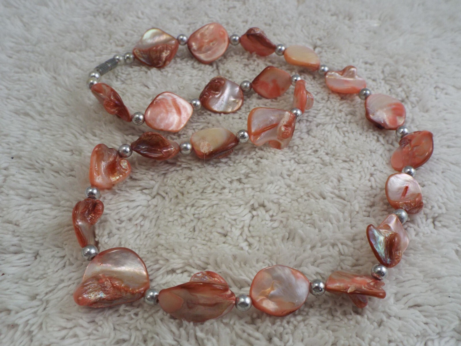 Pink Shell Necklace (C4) - image 2