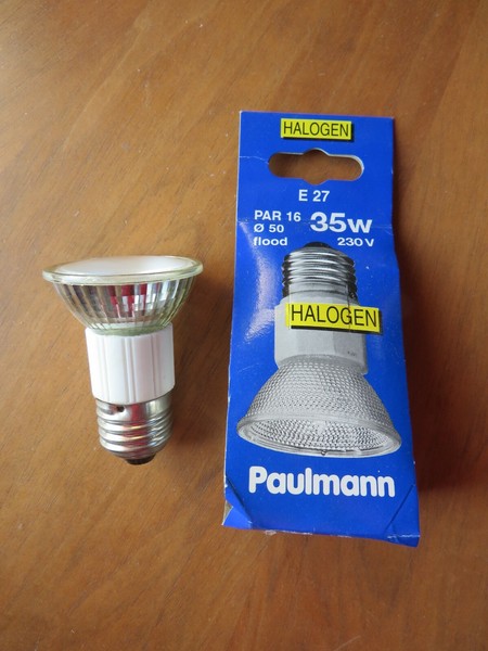 Seltene Paulmann 209.35 Fl Halogen Halopar Par 16 35W Flood 30º E27 Flood ∅ 50Mm-image