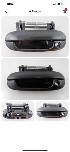 New OEM Door Handle Exterior Front Driver w/ Keyhole 98-11 Cadillac 20857749 - Picture 2 of 2