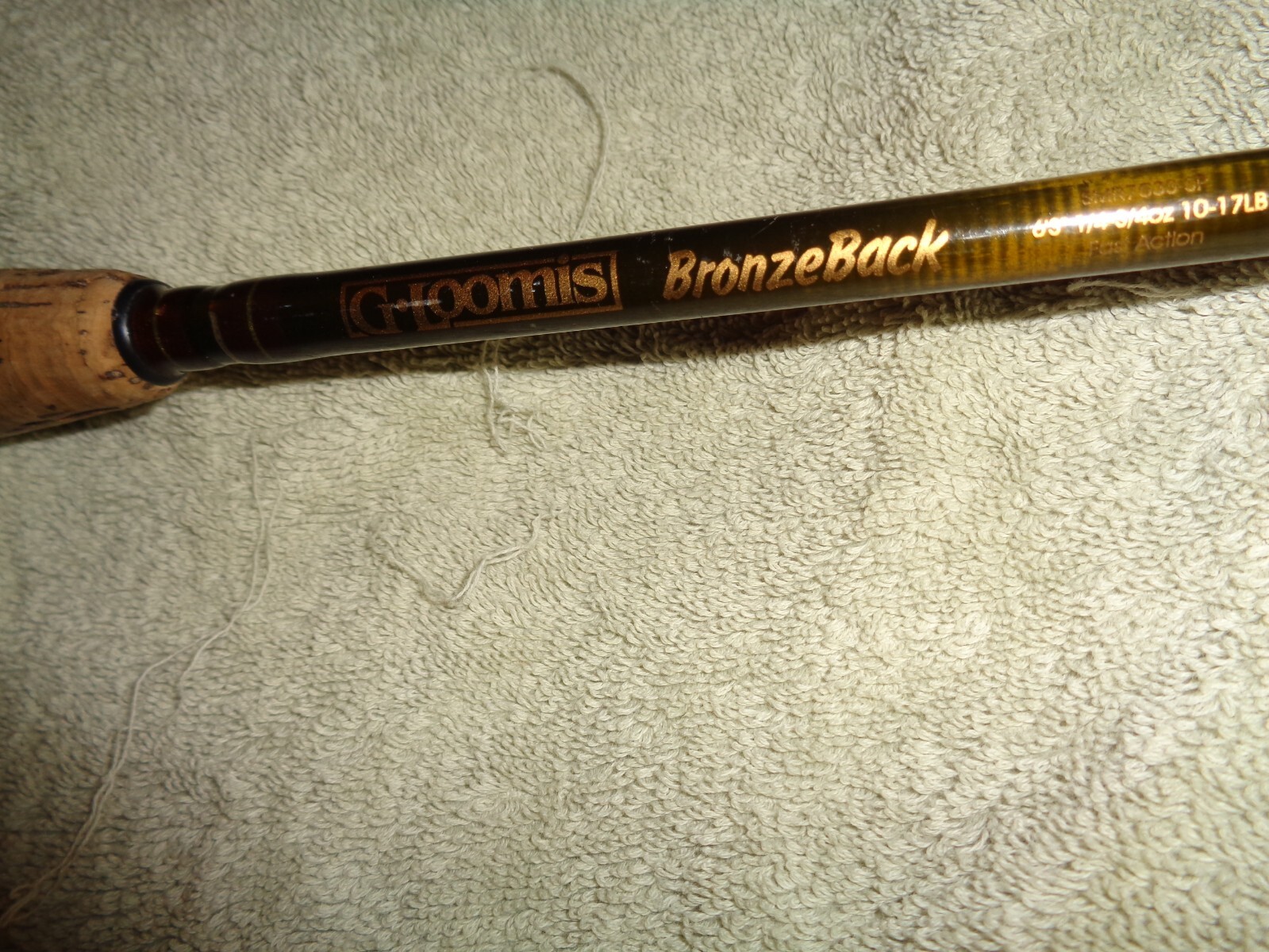 G. LOOMIS SMR753SSP BRONZEBACK 6'3" FAST ACTION 1 PIECE FISHING ROD