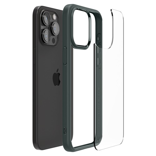 For iPhone 15/ Pro/ Max/ Plus Case SPIGEN Ultra Hybrid Clear Bumper Hard Cover - Picture 102 of 165