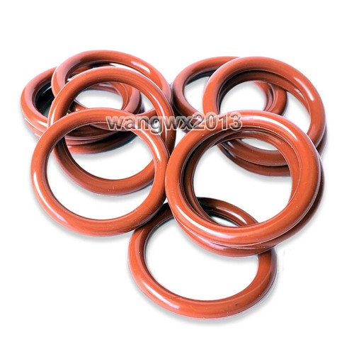 10x Junta tórica de goma de silicona VMQ anillo de sellado aceite resistente al calor W3,1 mm OD10-200 mm - Imagen 6 de 8