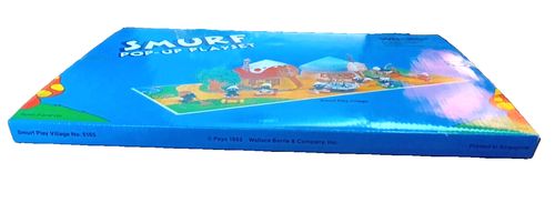Vintage 1983 Smurf Pop-Up Playset Play Village, Set #5165 - Picture 3 of 4