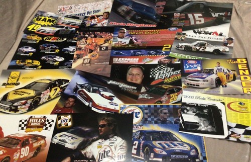 Lotto 16 carte da corsa NASCAR Johnson Bender Coughlin - Foto 1 di 4