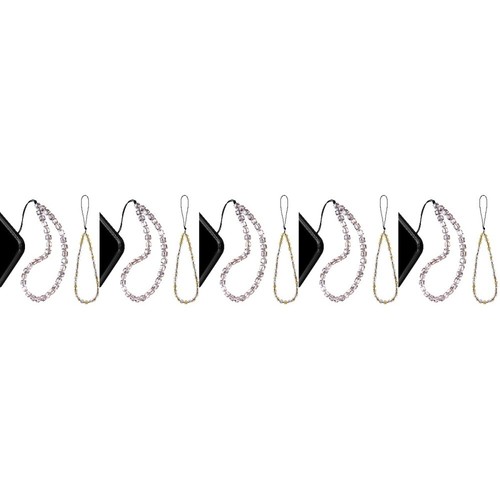 5 Pack Mobilfunkkristallmodell Armband Mit Handyanhänger Handy-Armband
