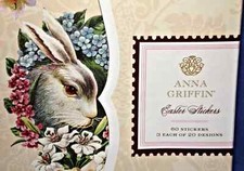 Anna Griffin Easter Themed Bunny  Flower Stickers 3 of each 20 Designs All New