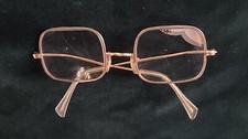 Vintage Eyewear Wire Rim Square Lens 12K Gold Filled Made In USA