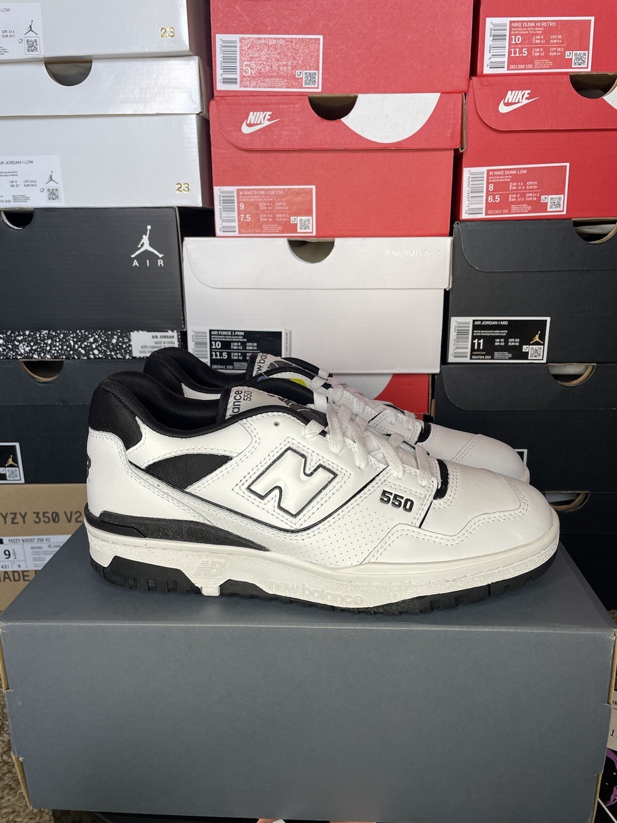 New Balance 550 White Black All Men Sizes BB550HA1 New With Box Fast  Shipping | eBay