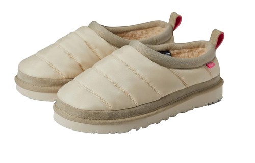 The Men Store Shearling Moc Toe Slippers Tan Size 9 US  display picture 3