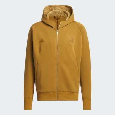 Mahomes Adidas Z.N.E. Premium Full-Zip Sweatshirt Men s Large IM8085 Bronze NWT