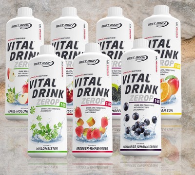 Best Body Nutrition Getränkesirup Low Carb Vital Drink Sirup Sirup Zerop 9,99 /L