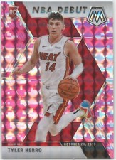 Tyler Herro [Pink Camo] #280 Prices [Rookie] | 2019 Panini Mosaic