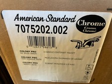 American Standard 7075202.002 Colony Pro 2-Handle Centerset Less Drain Chrome