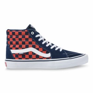 vans checkerboard orange