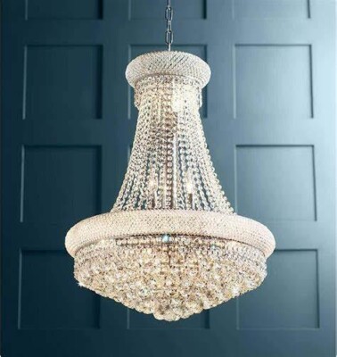 Primo 14 Light 20 Inch Gold Dining Chandelier Ceiling Light: Royal Cut