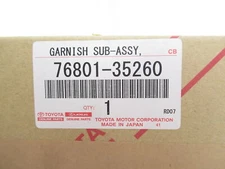 Genuine OEM Toyota 76801-35260 Rear License Plate Light Panel 1999-2001 4Runner