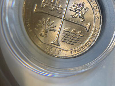 2019 P San Antonio Missions Quarter Error Coin - Die Chip/Break
