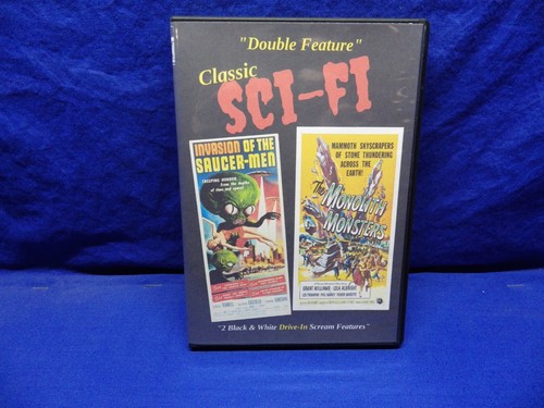 Classic Sci-Fi DVD:Double Feature "Monolith Monsters/Invasion Of The Saucer Men"