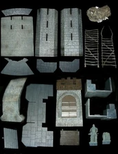 Lord of the Rings Helm's Deep Castle pieces LOTR