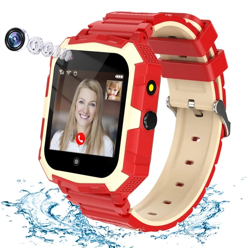 Smartwatch 4G Dzieci Telefon Zegarek z GPS WiFi Rozmowa wideo SOS dla chłopców Dziewcząt - Zdjęcie 53 z 65