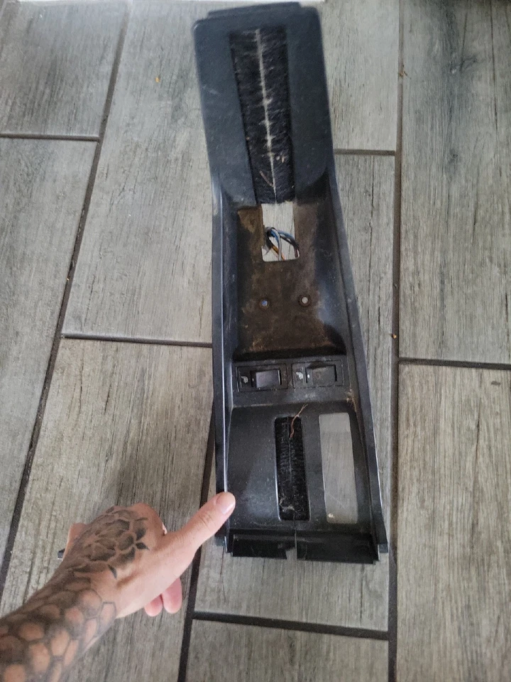 VOLVO 1986-91 780 AUTOMÁTICO usado consola central panel de inserción 7683-1 740 / 940 Foto 2 de 3