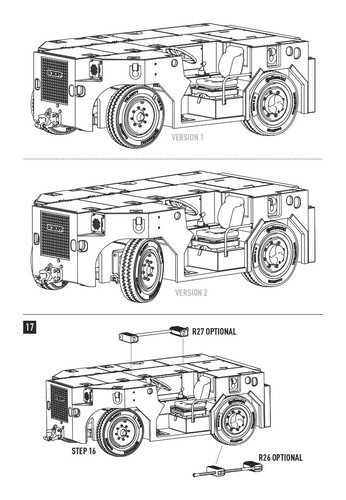 US NAVY A/S32A-49 (short) Deck Tractor (3D Printed model) 1:32 ResKit RSK32-0012 - Picture 9 of 12