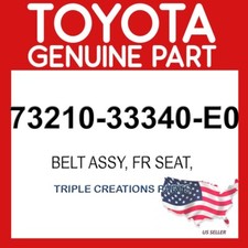 Toyota Genuine 7321033340E0 Belt Assy Front Seat Outer RH 73210-33340-E0 OEM