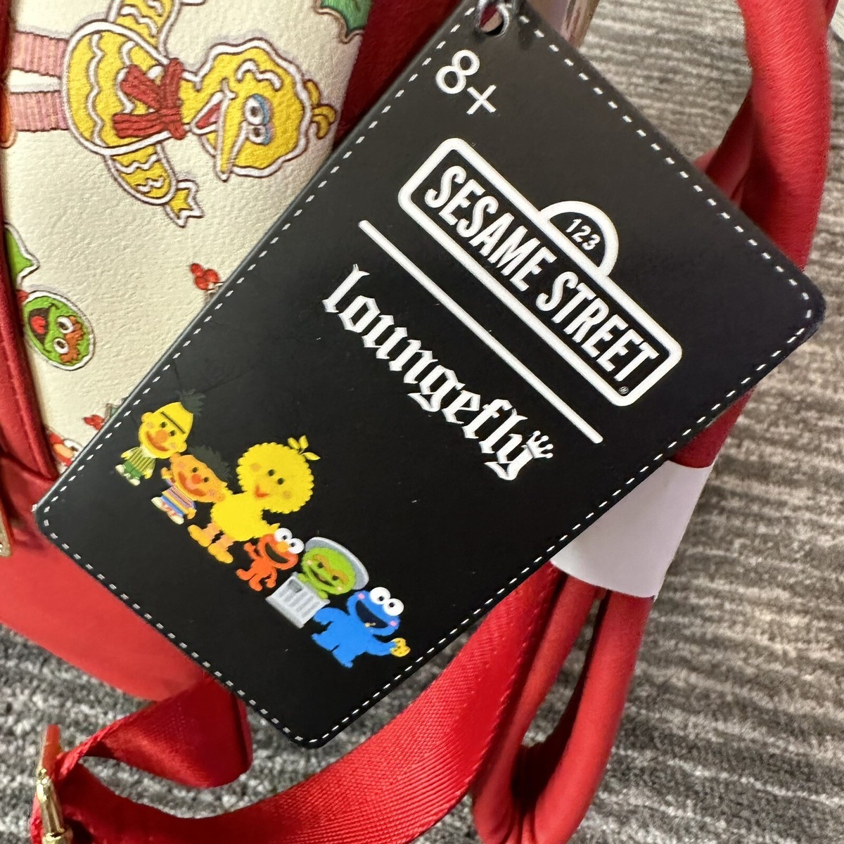 Loungefly Backpack Sesame Street Christmas SeaWorld