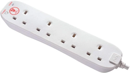 Masterplug SRG44N Four Socket Power Surge Protected Extension Lead, 4  - Image 3 of 4
