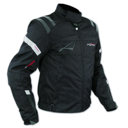Jacket CE Armour Quality Motorbike Motorcycle Thermal Inner Sport Touring Black - Foto 1 di 15