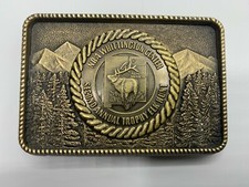 NRA National Rifle Association / NRA Whittington Center Vintage Belt Buckle .