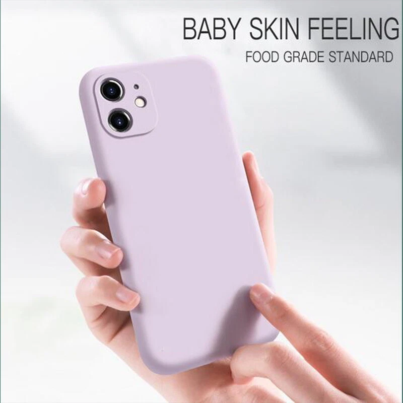 14 Colors Liquid Silicone Soft Case Cover For iPhone17 16 15 14 13 12 11 Pro Max - Image 3 of 4