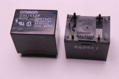 10 pcs OMRON G5L-112P-9VDC Relay Contact 1Changer Relay Nr664
