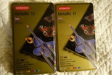 Derwent Metallic 12 Pencils , 2 sets