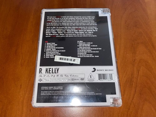R KELLY THE VIDEO CLIP COLLECTION 18-TRACKS JEWEL CASE DVD New - Picture 2 of 2