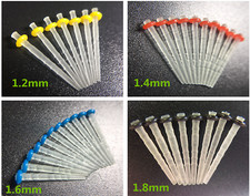 Dental Endo Quartz Fiber Post Straight Screw Thread Posts 1.0 1.2 1.4 1.6 1.8mm