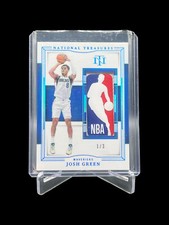 2023-24 Panini National Treasures Josh Green Colossal Logoman Sapphire /3