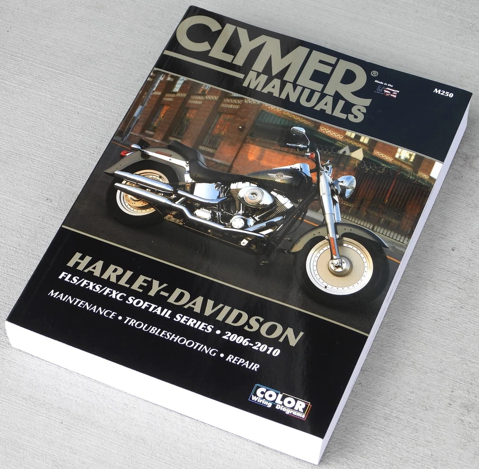 Harley-Davidson Softail Fat Boy Rocker Deuce Night Train 2006-2010 manual de reparación Foto 2 de 4