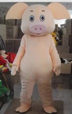 Christmas pig Mascot Party Cosplay Pig Parade Costume Outfit Game Adult Parade