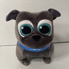 DISNEY STORE 10" Plush BINGO PUPPY DOG PALS Grey Sitting Stuffed Animal Toy