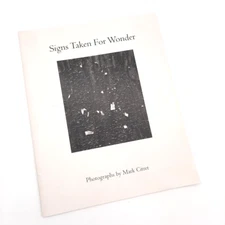 SIGNED First Edition Mark Citret Signs Taken For Wonder Monterey Art Museum TPB
