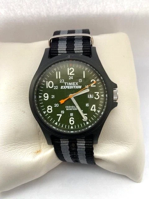 OROLOGIO TIMEX EXPEDITION analogico/digitale con quadrante bianco e