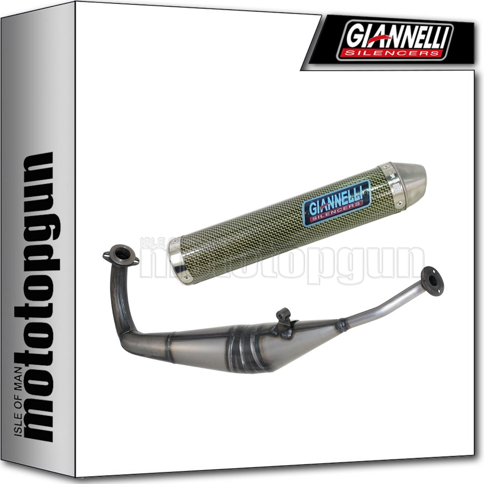 GIANNELLI TERMINALE COMPLETO OPEN STREET MADE IN KEVLAR HONDA NSR 125 R 1992 92