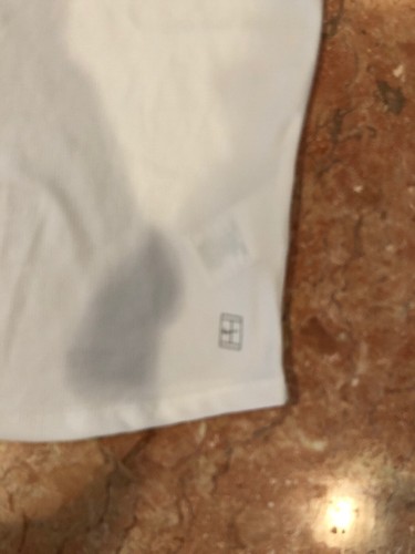 T-shirt homme NIKE DRI FIT MANCHES COURTES BLANC ET ROUGE JR TENNIS TEAM taille L - Photo 6/9