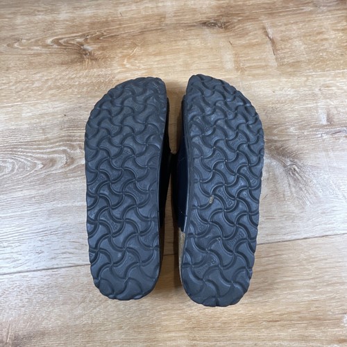 Betula Birkenstock 38 US 7 Women's Sandals Scalloped Black W Sparkle Buckle - 第 7/7 張圖片